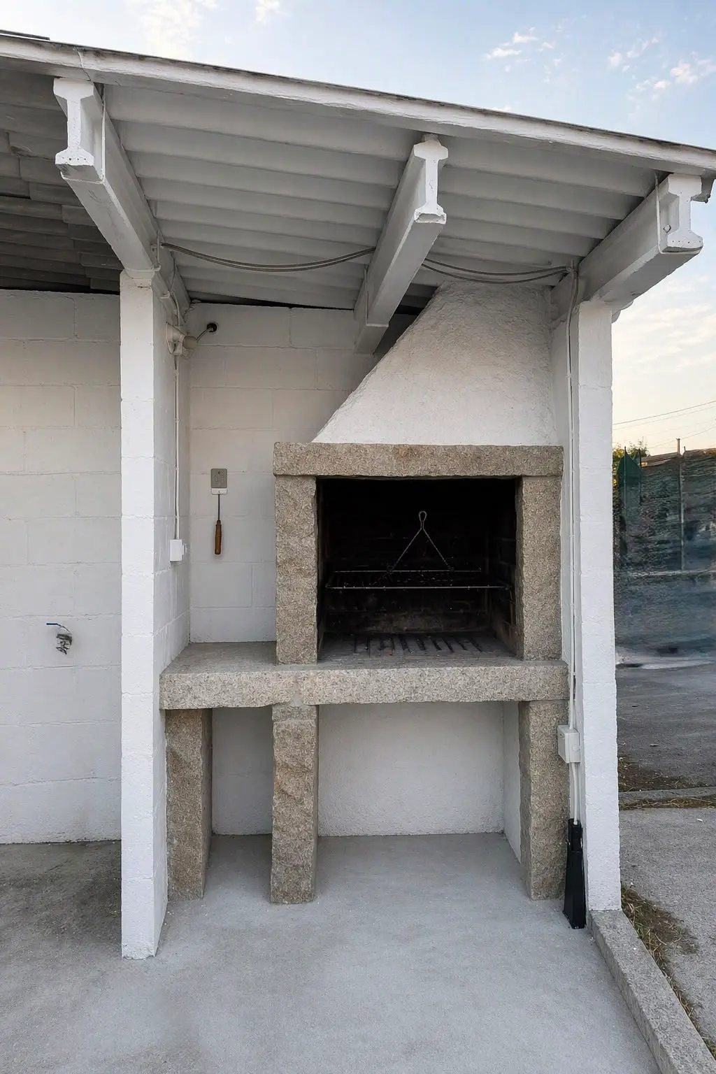 Barbacoa de piedra tradicional gallega