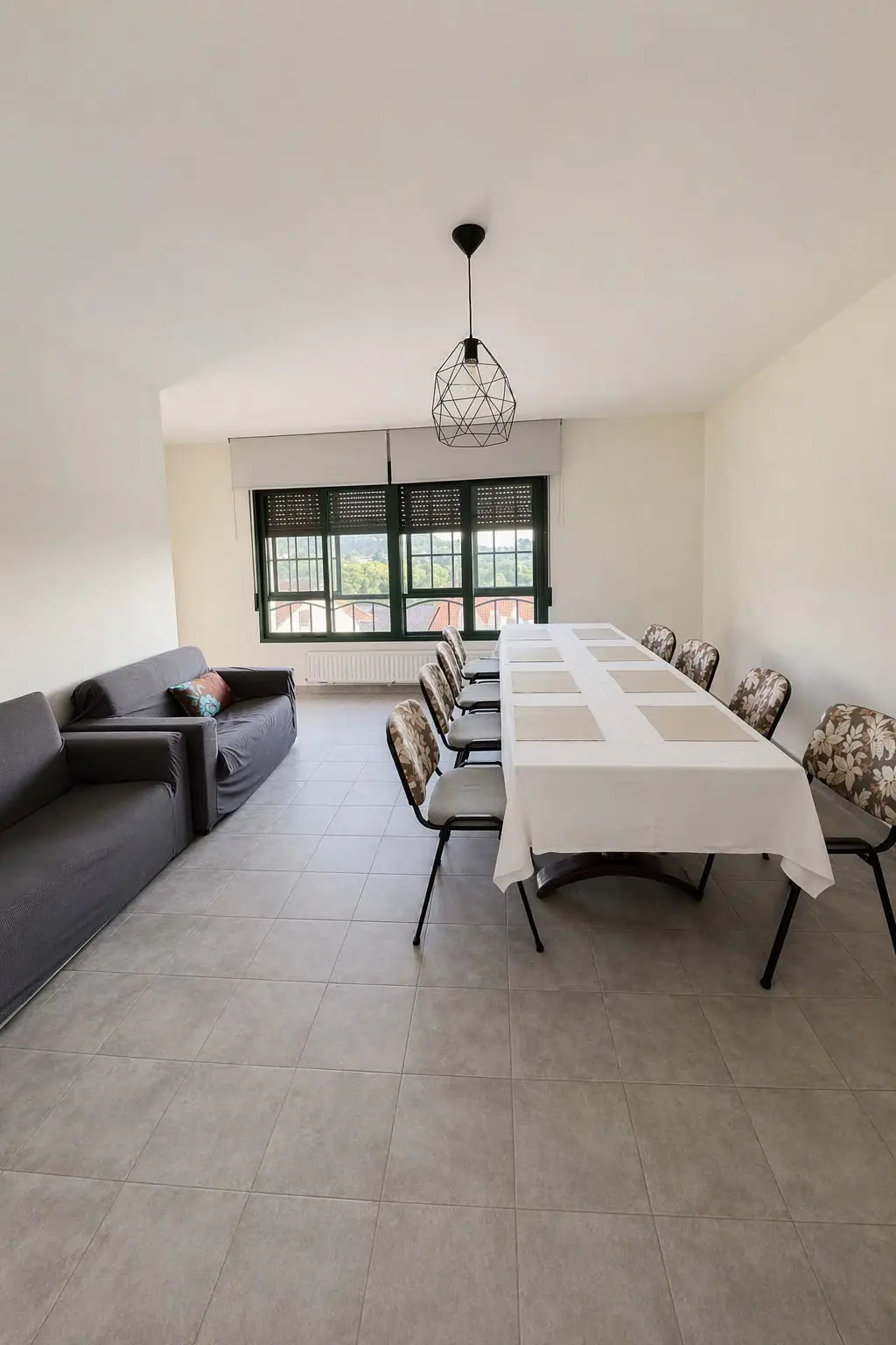 Salón-comedor con vistas a la Ría de Arousa