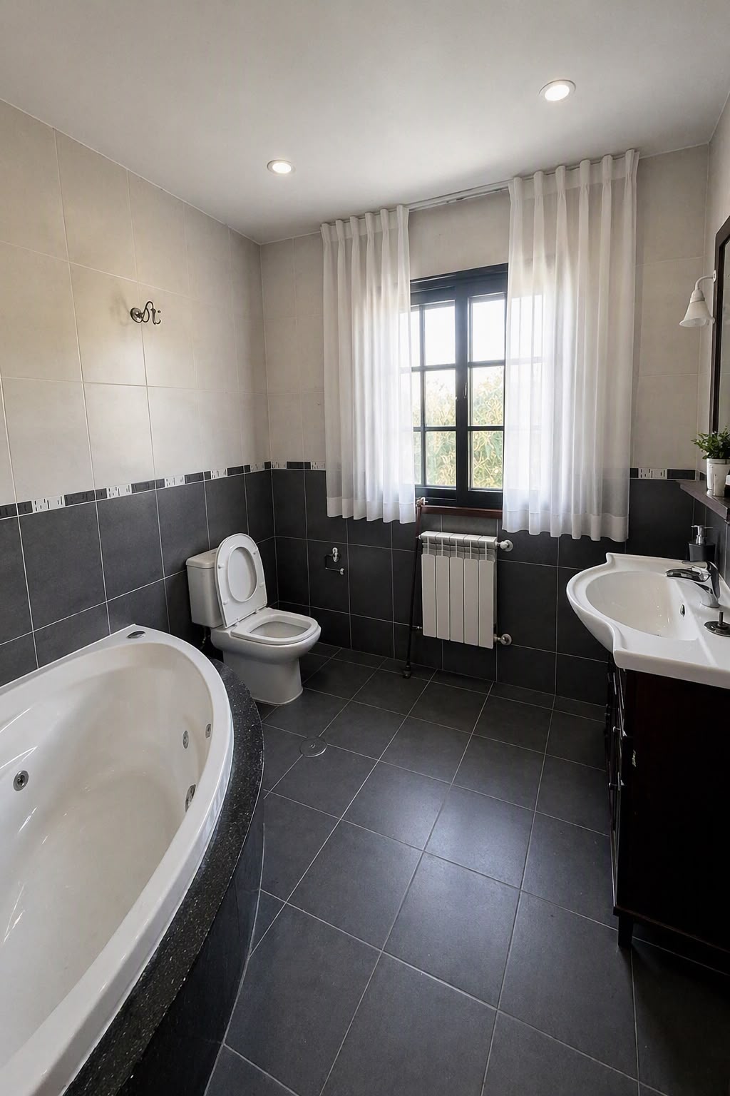 Baño con jacuzzi